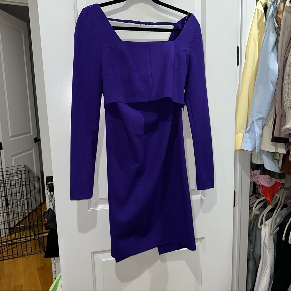 Zara size M crop top and Midi Skirt set in plum worn once